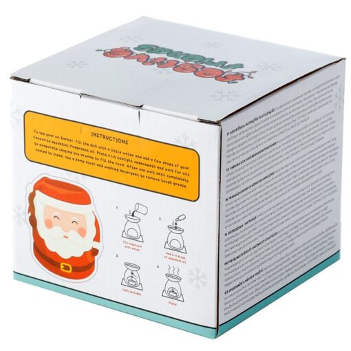 Santa Shaped Christmas Ceramic Oil Burner - Image 7