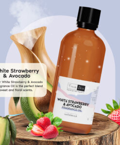 white strawberry & avocado